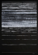 DAWN/DUST, 166 x 240 cm, akryl na tkaninie, 2024