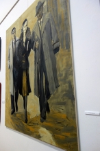 Małgorzata Kaczmarska, Walk II, oil on canvas, 200x172 cm, 2016